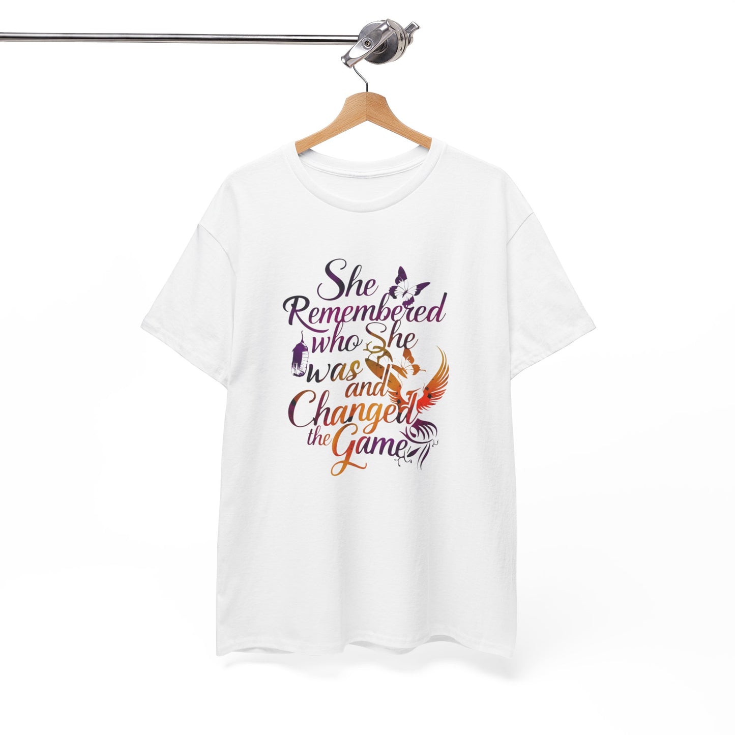 She Remembered Who She Was T Shirt with Hearts