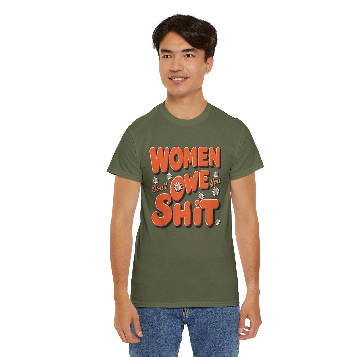 Women Don't Women Heavy Cotton Tee