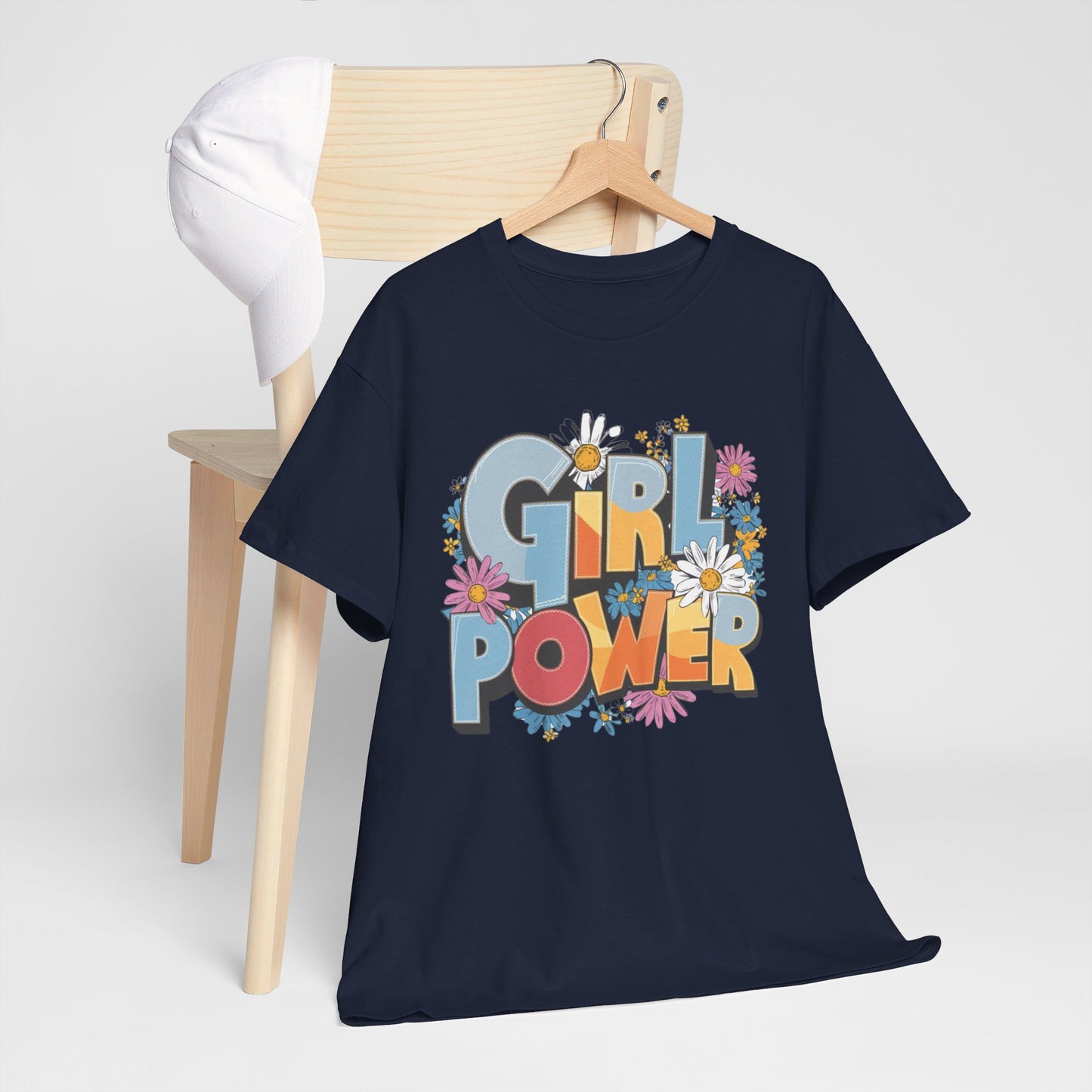 Girl Power Women Heavy Cotton Tee
