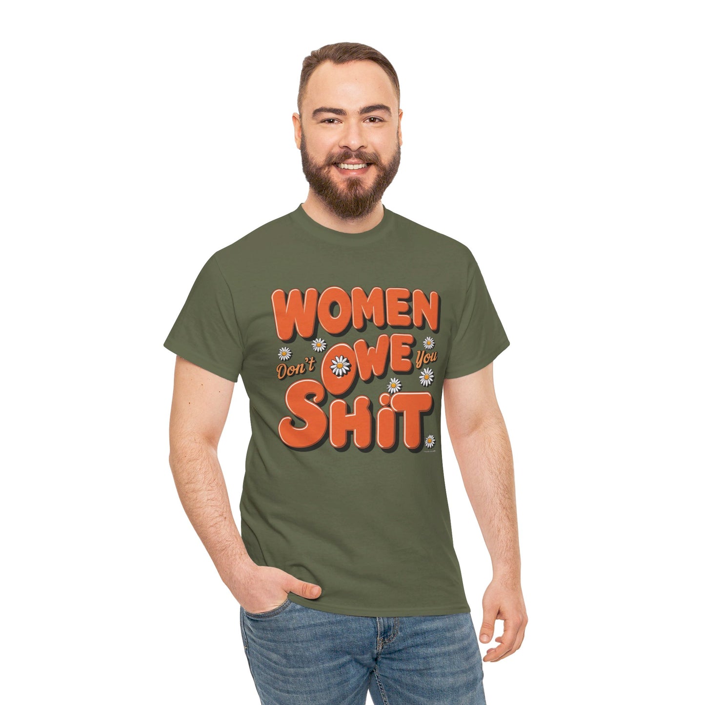 Women Don't Women Heavy Cotton Tee