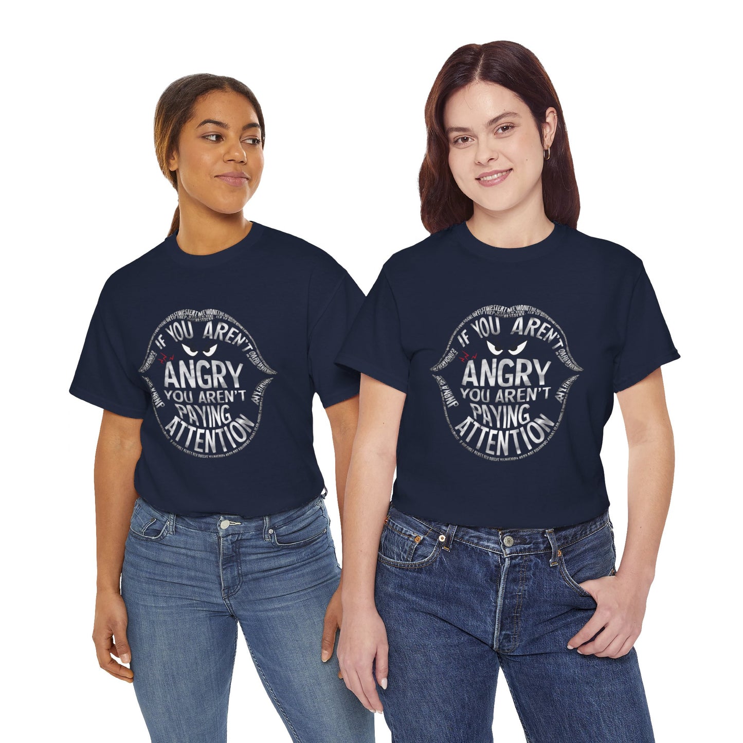 If You Aren't Printed T Shirt with Hearts