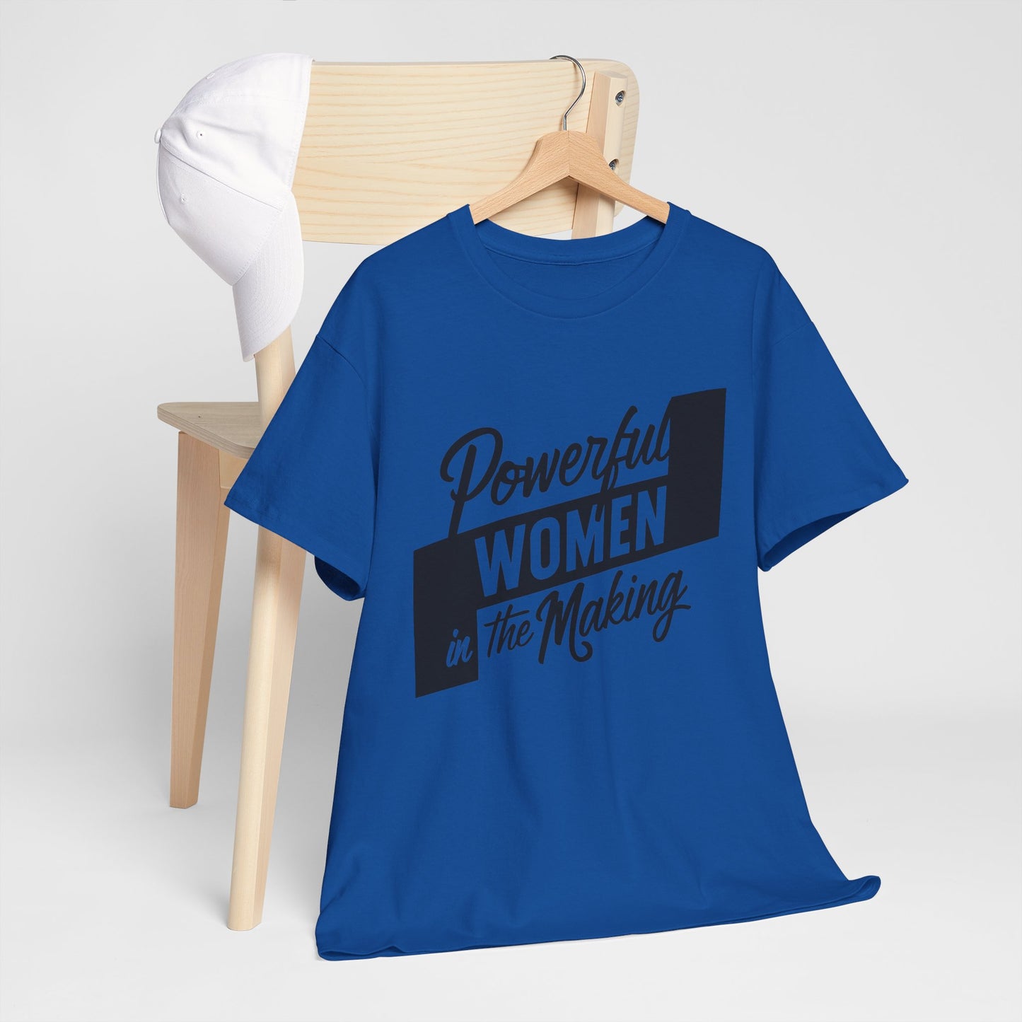 Powerful Women Printed T Shirt with Hearts