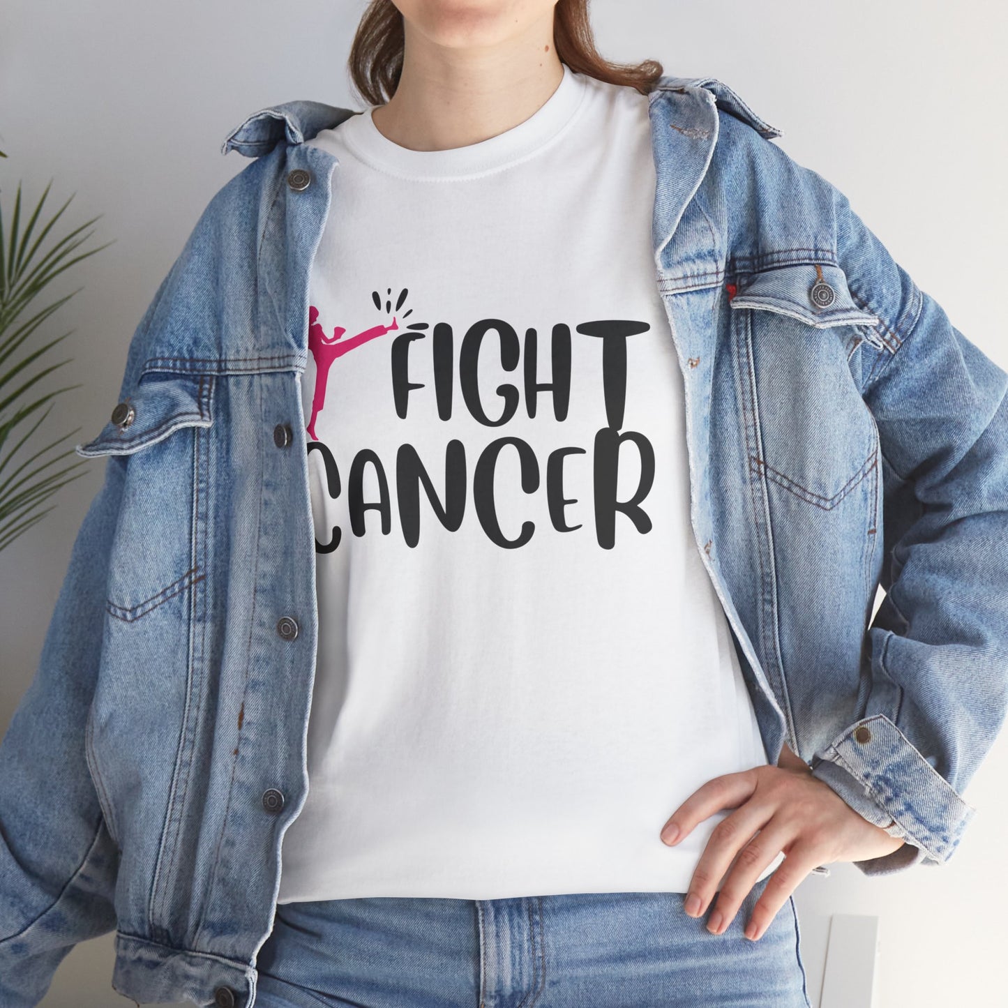 Fight Cancer Unisex Heavy Cotton Tee