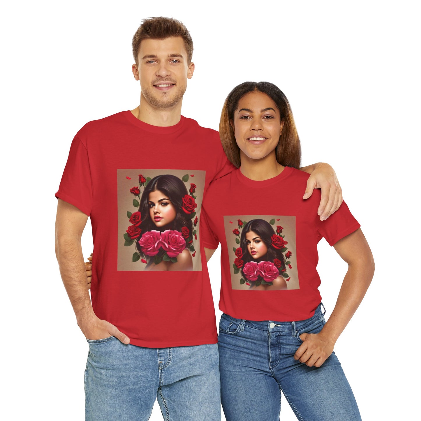 Selena Gomez T Shirt with Hearts