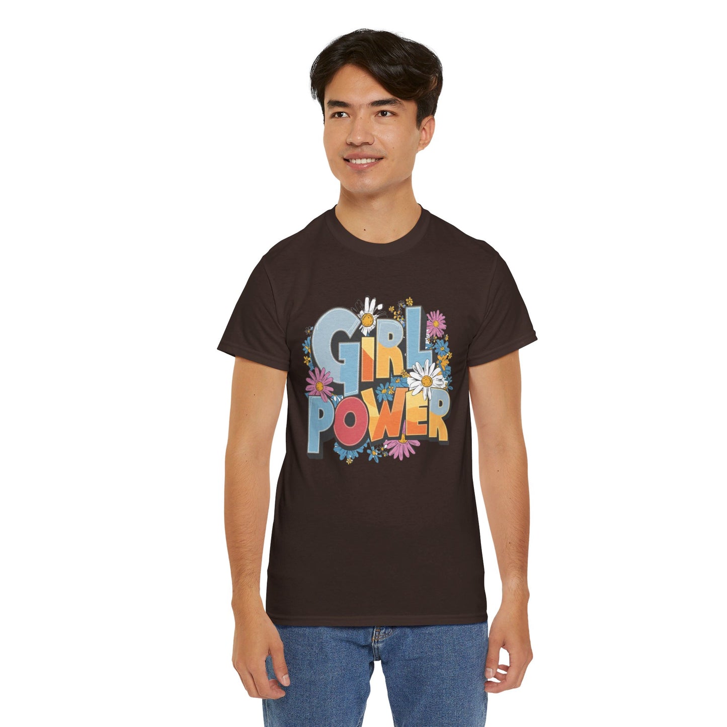 Girl Power Women Heavy Cotton Tee