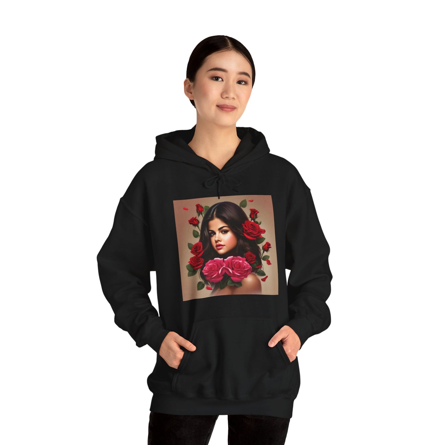 Selena Gomez Printed Unisex Heavy Blend™ Hooded Sweatshirt