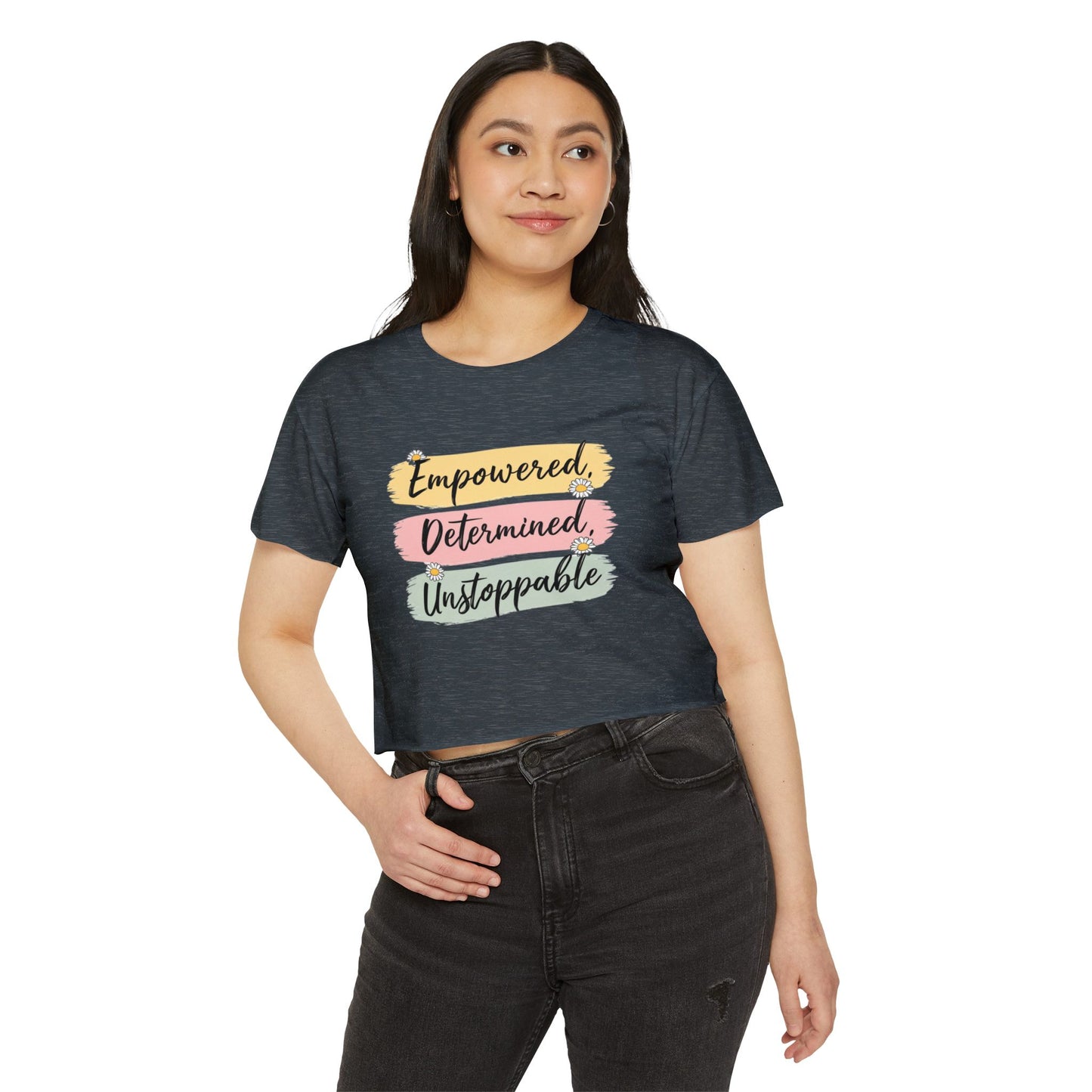 Empowered Women's Festival Crop Top