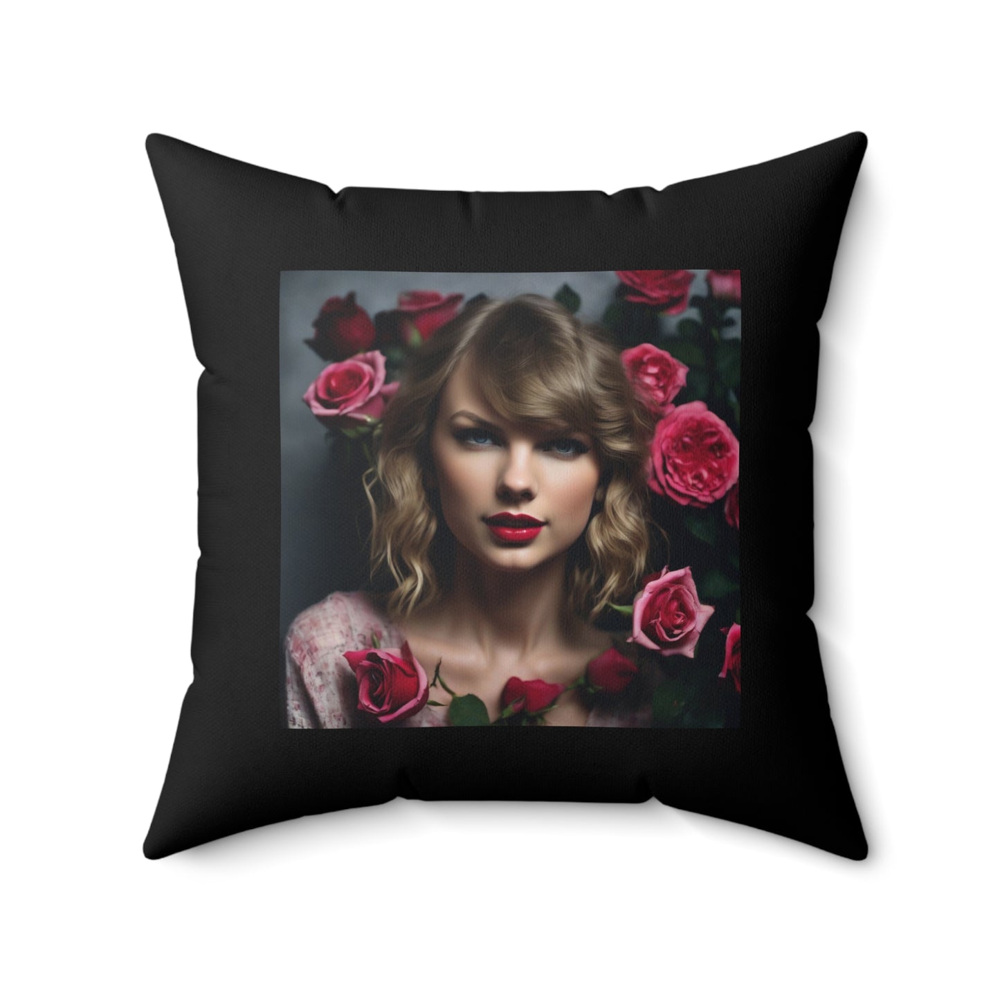 Women Spun Polyester Square Pillow