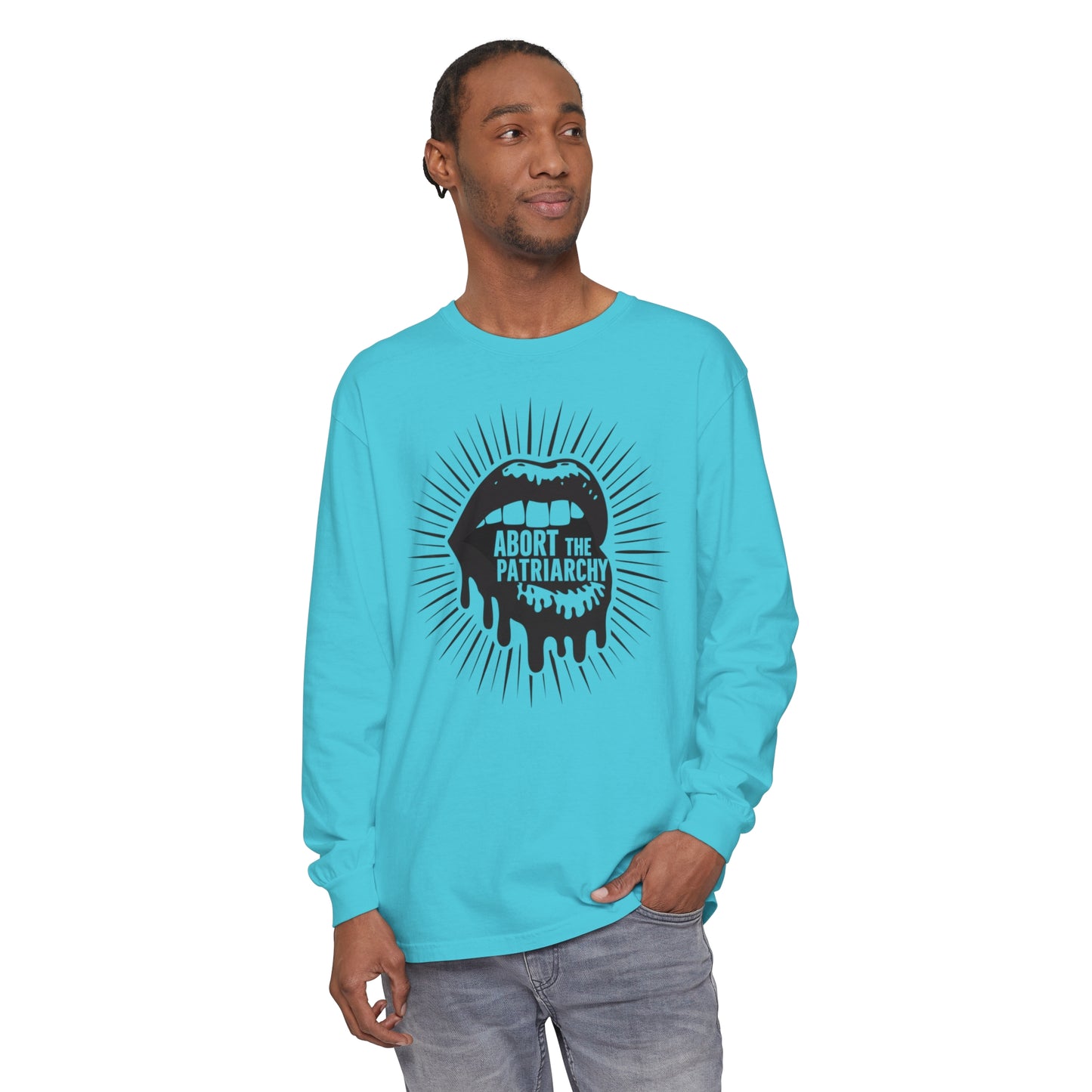Abort The Women Garment-dyed Long Sleeve T-Shirt