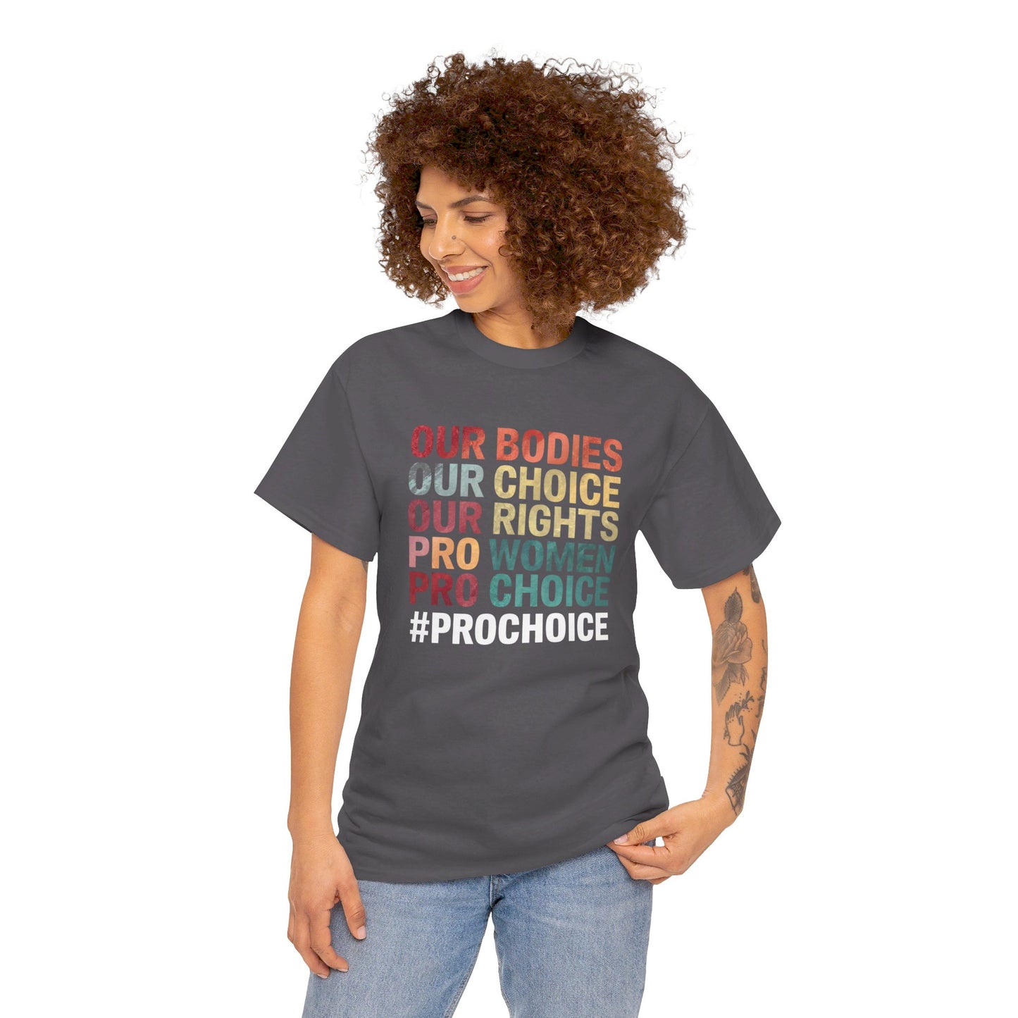Our Bodies Women Heavy Cotton Tee