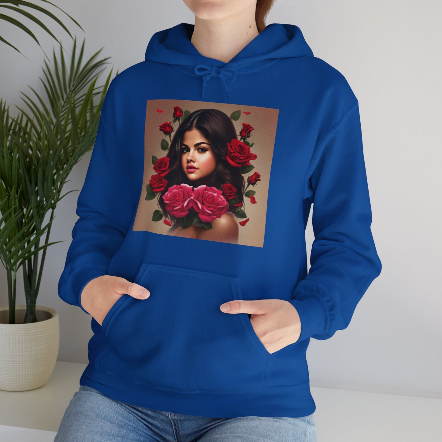 Selena Gomez Printed Unisex Heavy Blend™ Hooded Sweatshirt