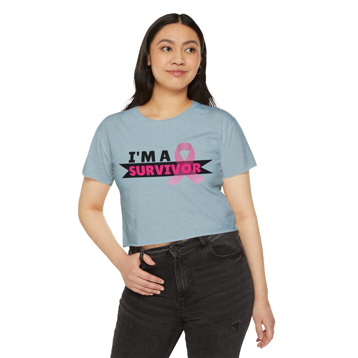 I'M A Survivor Women's Festival Crop Top