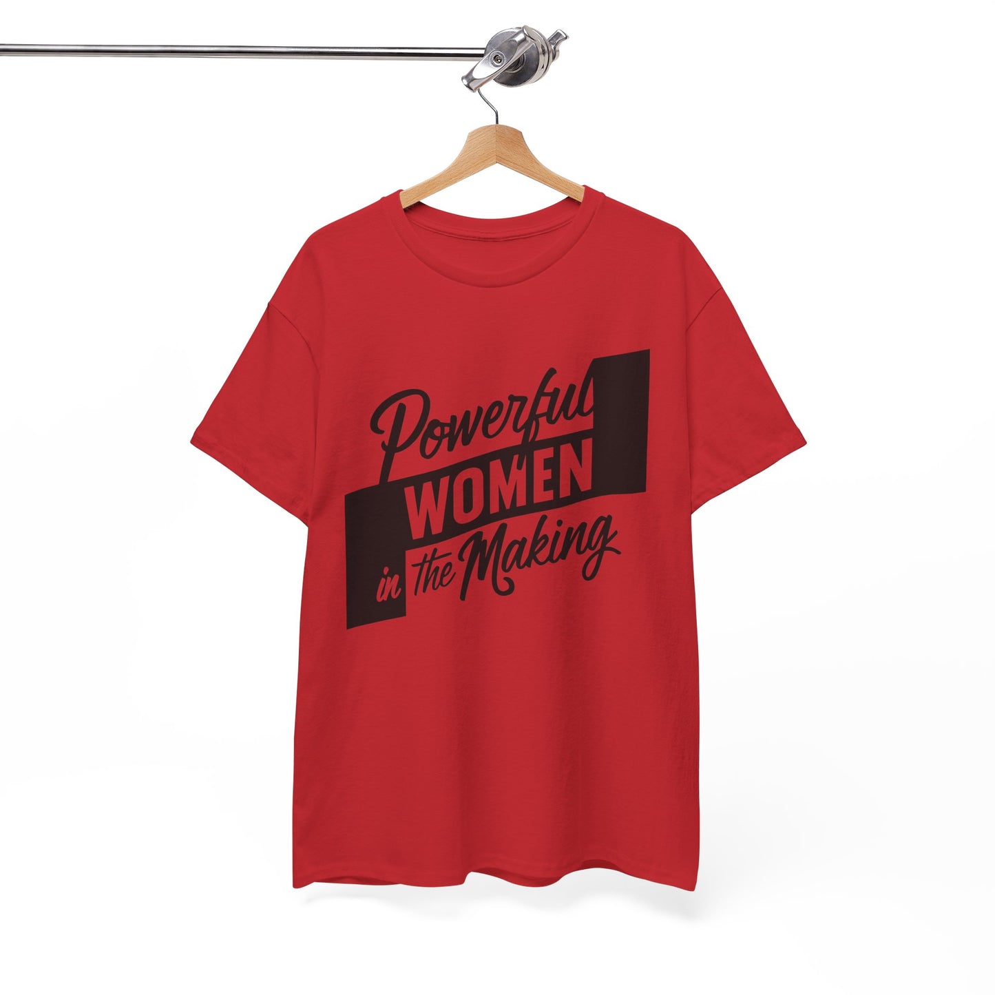 Powerful Women Printed T Shirt with Hearts