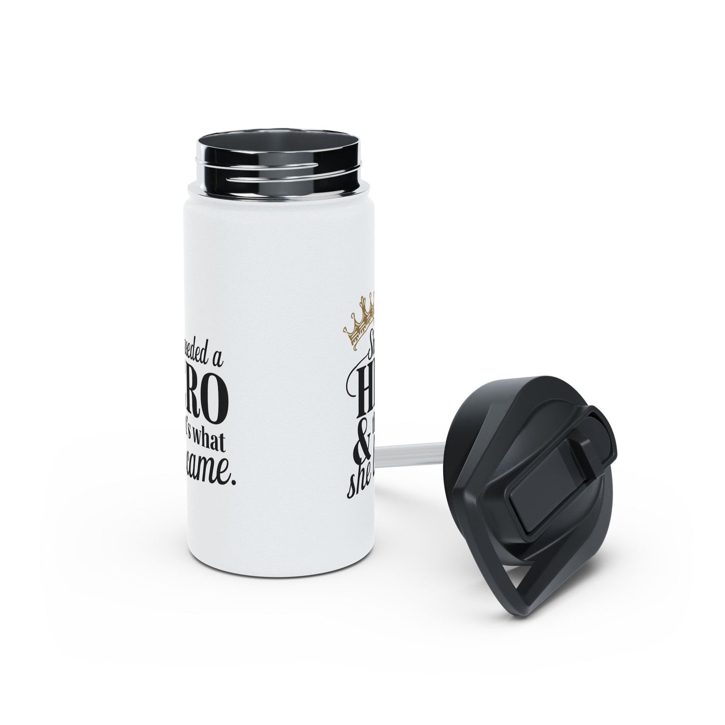 Copy of She Needed Stainless Steel Water Bottle, Standard Lid