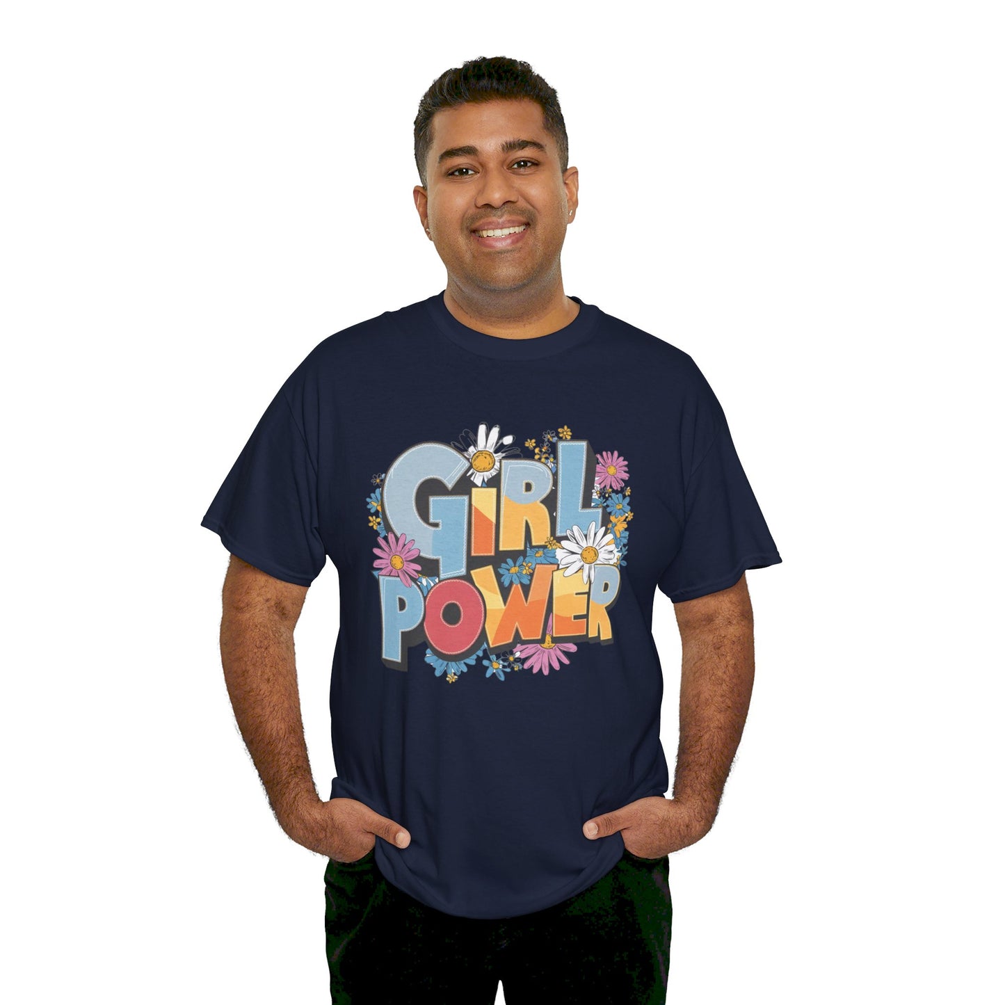 Girl Power Women Heavy Cotton Tee