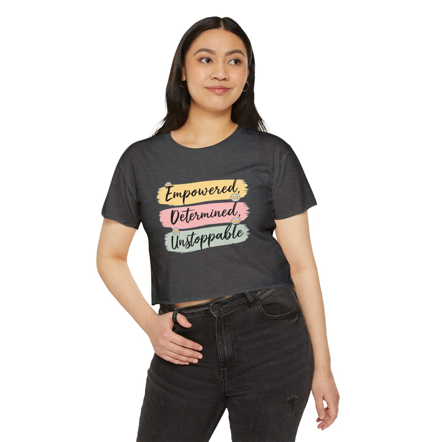 Empowered Women's Festival Crop Top