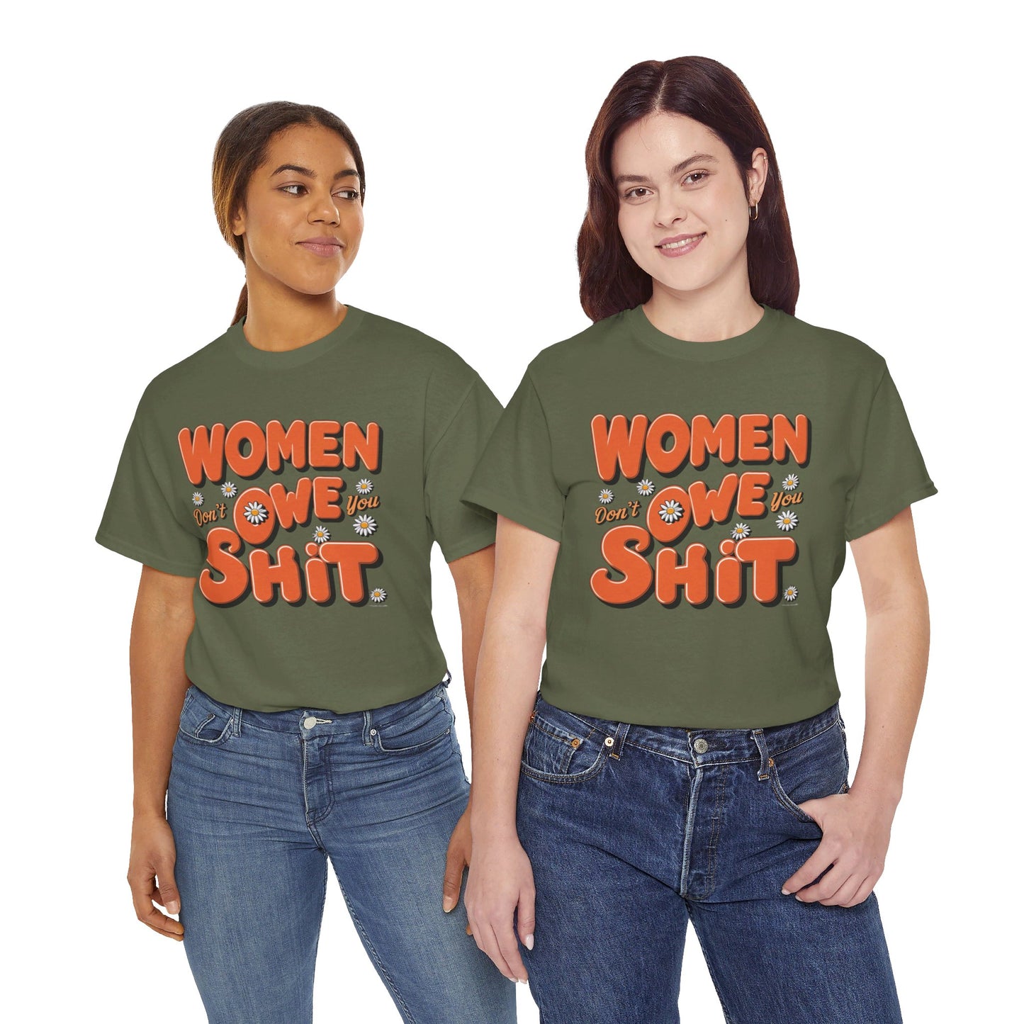 Women Don't Women Heavy Cotton Tee