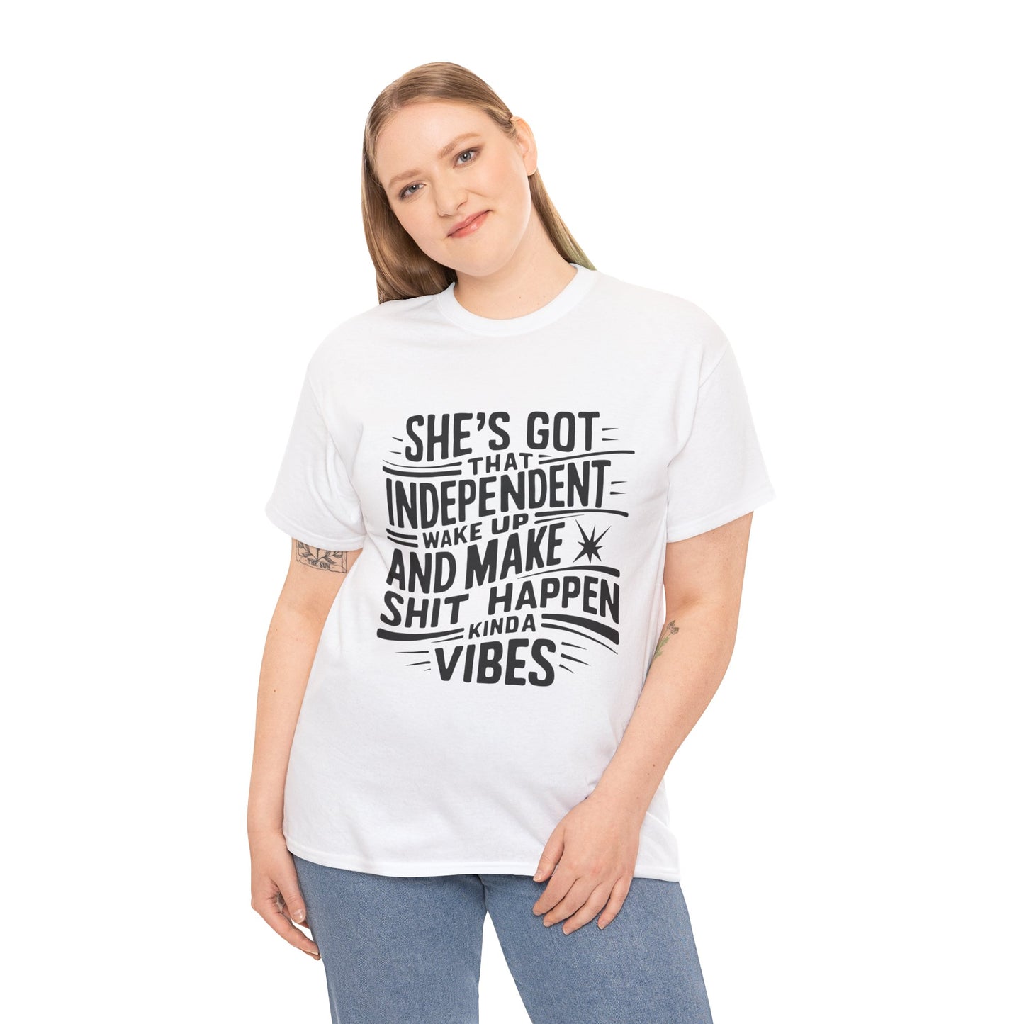 She's Got Independent T-Shirt with Hearts