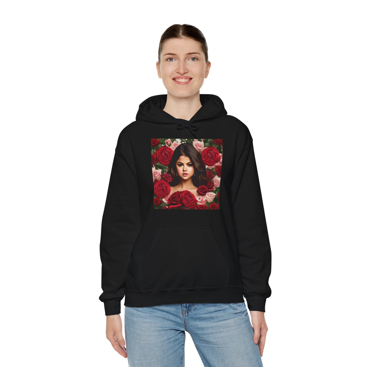 Selena Gomez Printed Unisex Heavy Blend™ Hooded Sweatshirt