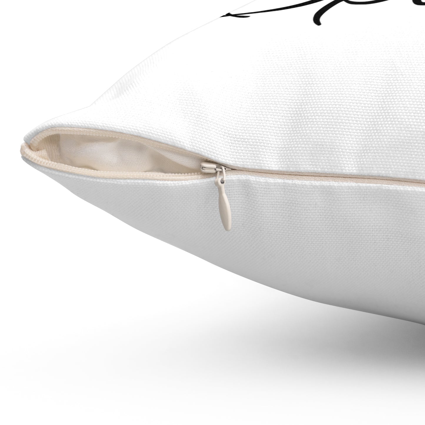 Everyone Spun Polyester Square Pillow