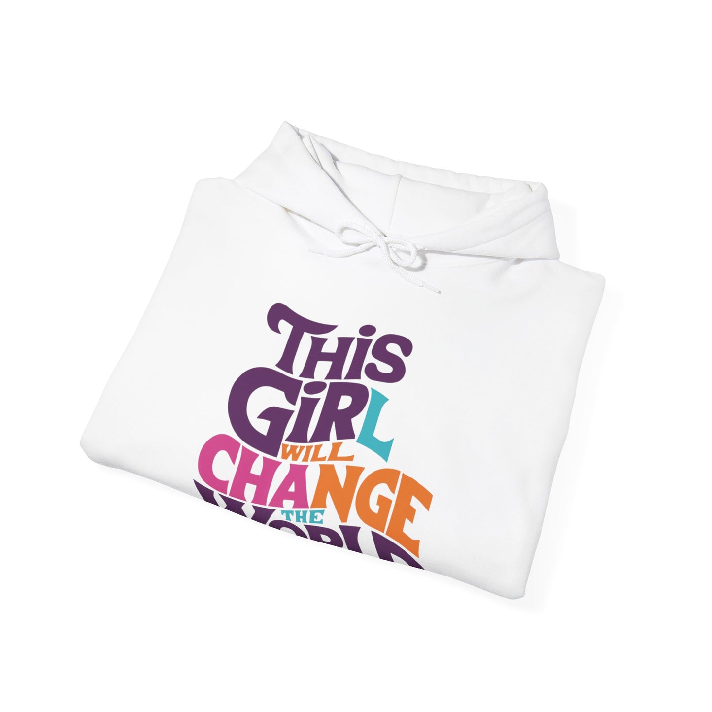 This Girl Will Change The World Unisex Heavy Blend™ Hooded Sweatshirt