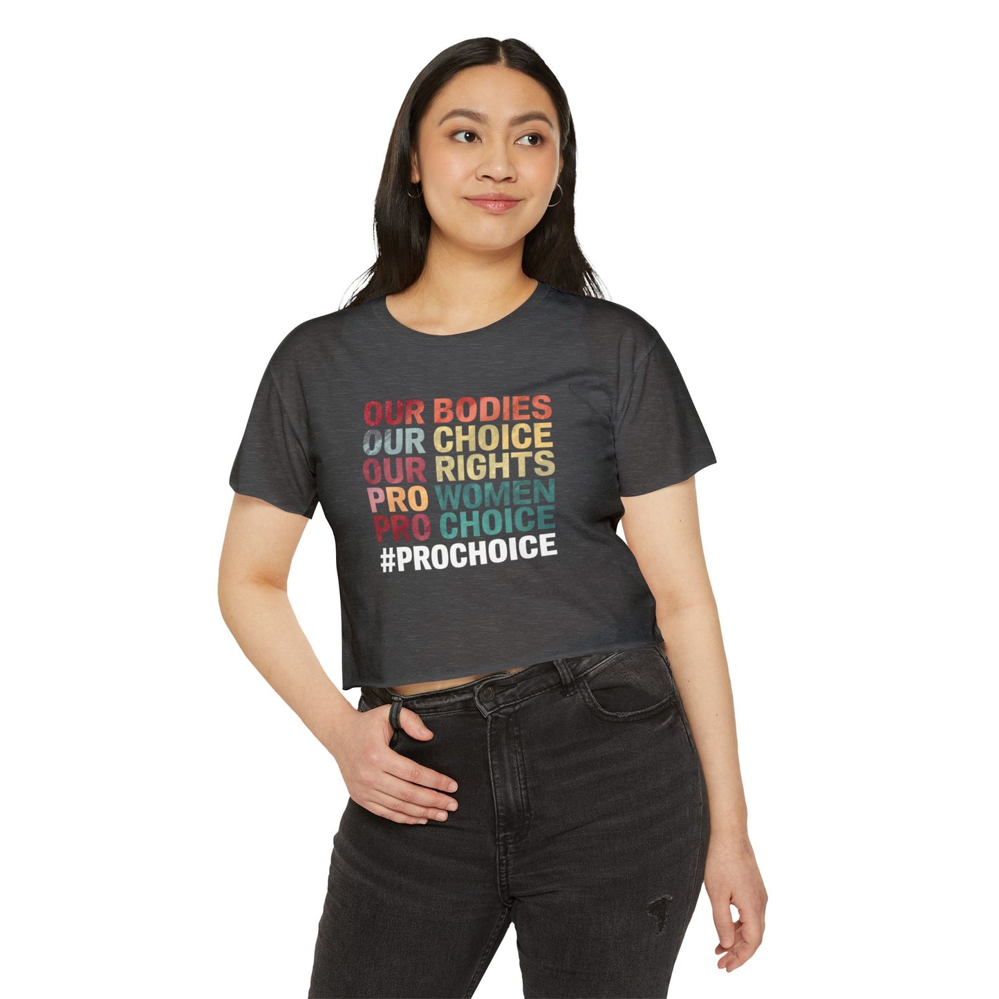 Our Bodies Women's Festival Crop Top