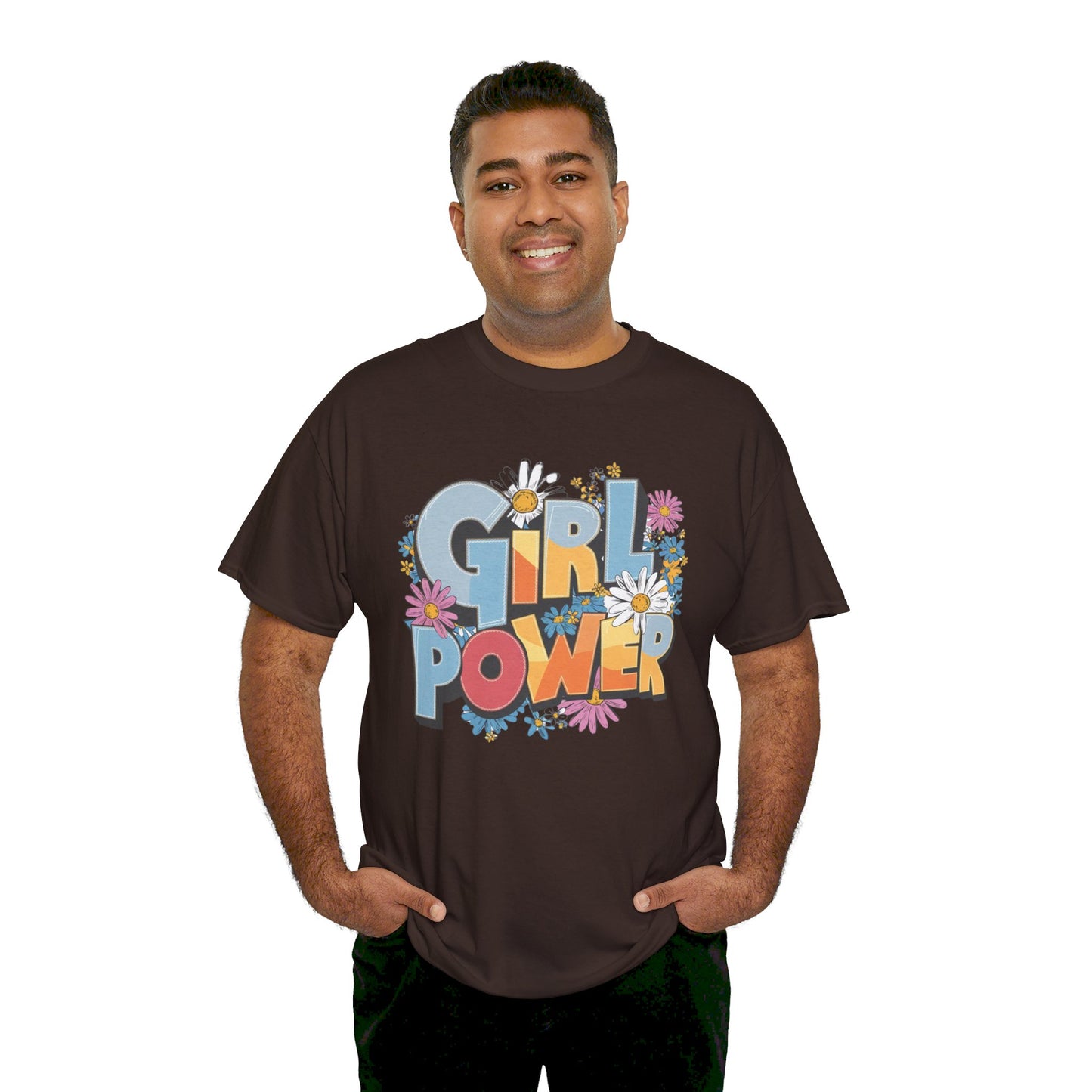 Girl Power Women Heavy Cotton Tee