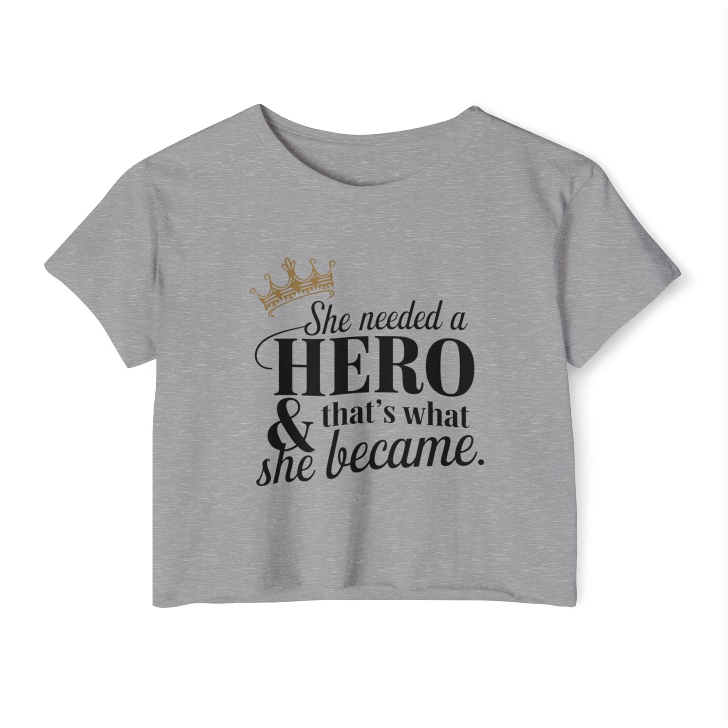 She Needed Women's Festival Crop Top