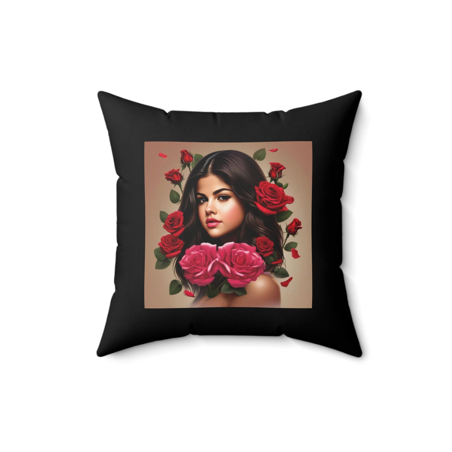 Women Spun Polyester Square Pillow