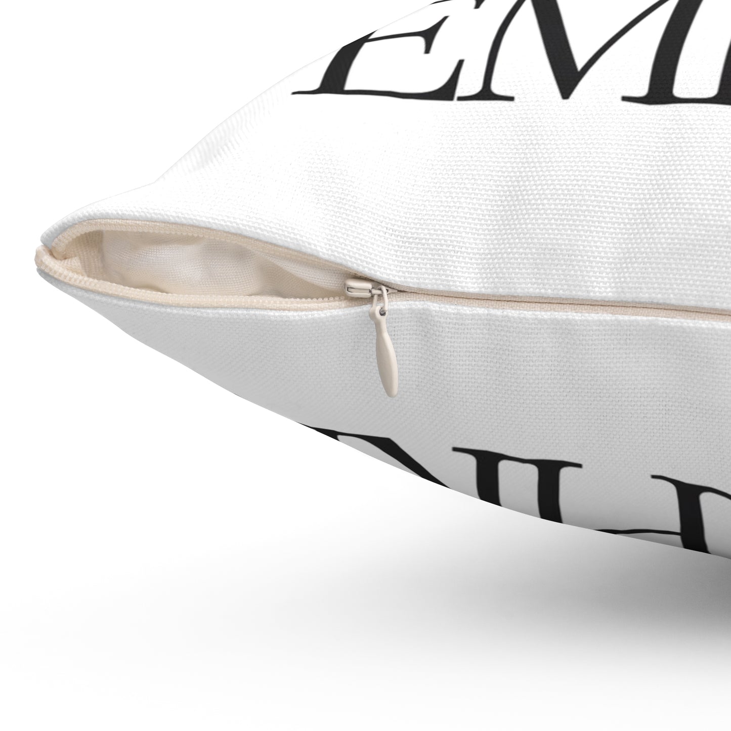 Just A Queen Spun Polyester Square Pillow