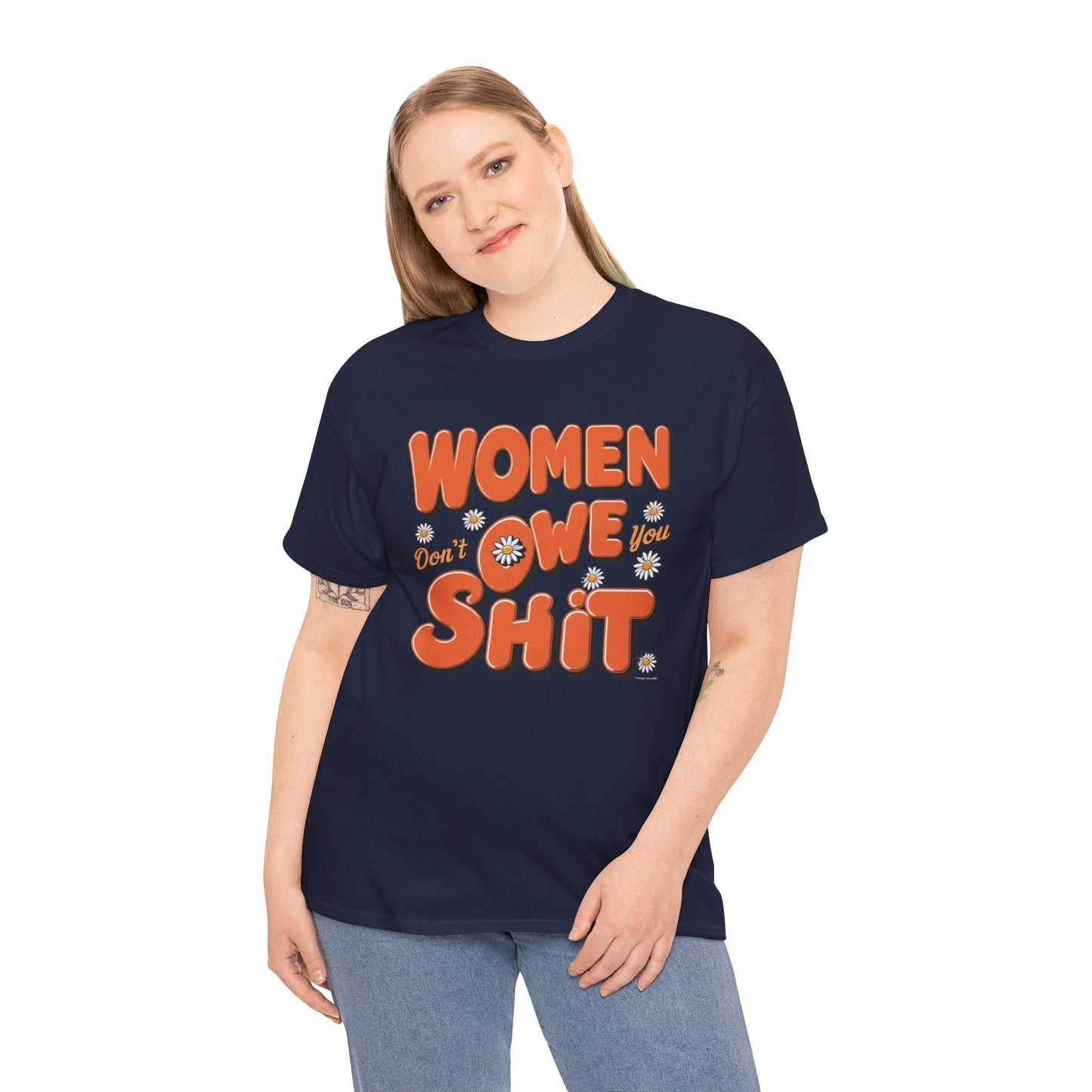 Women Don't Women Heavy Cotton Tee