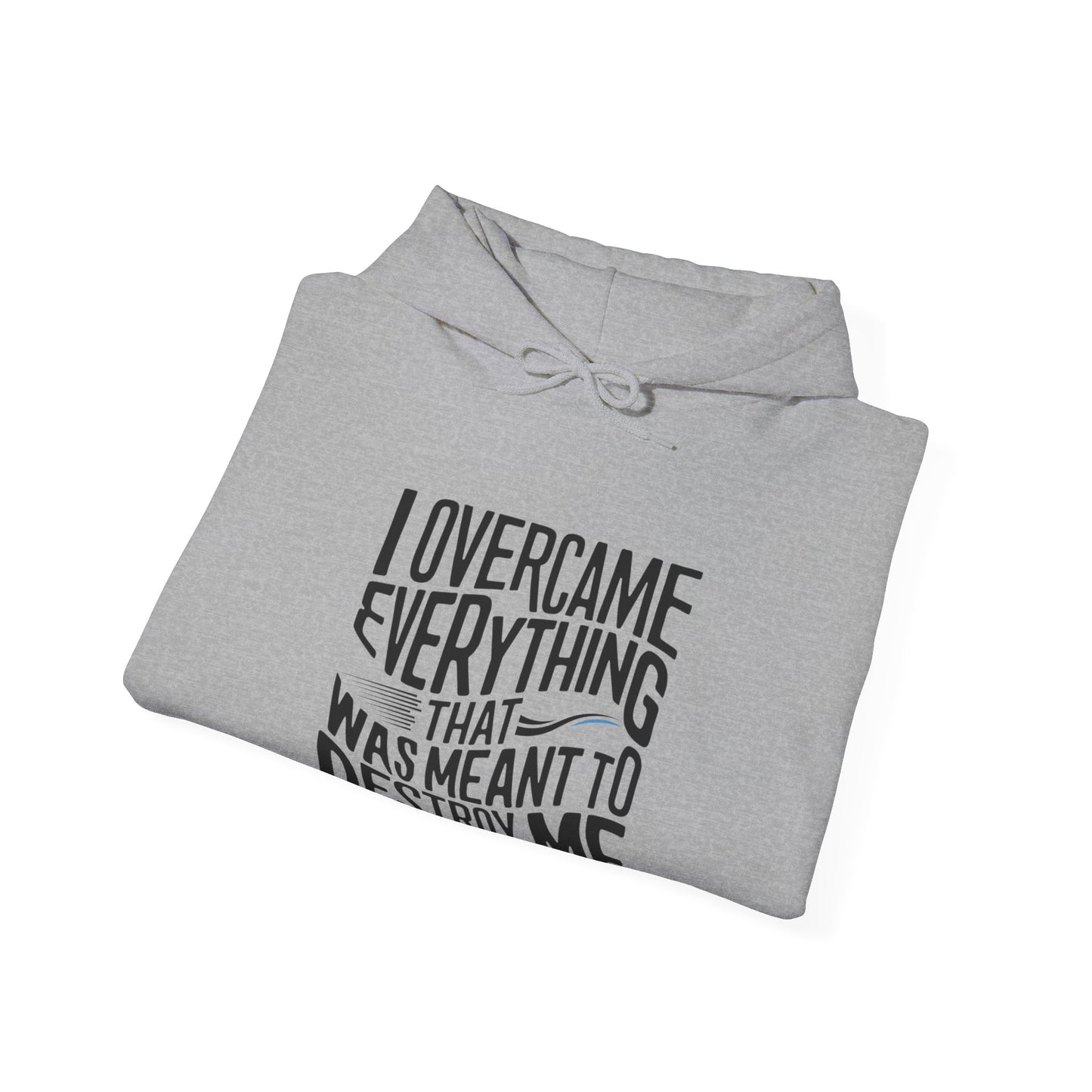 I Overcame Printed Unisex Heavy Blend™ Hooded Sweatshirt