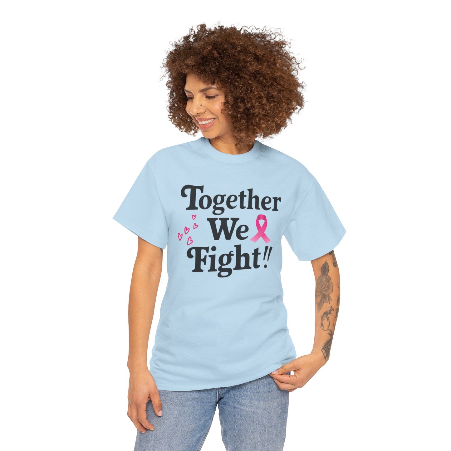 Together We Fight Unisex Heavy Cotton Tee