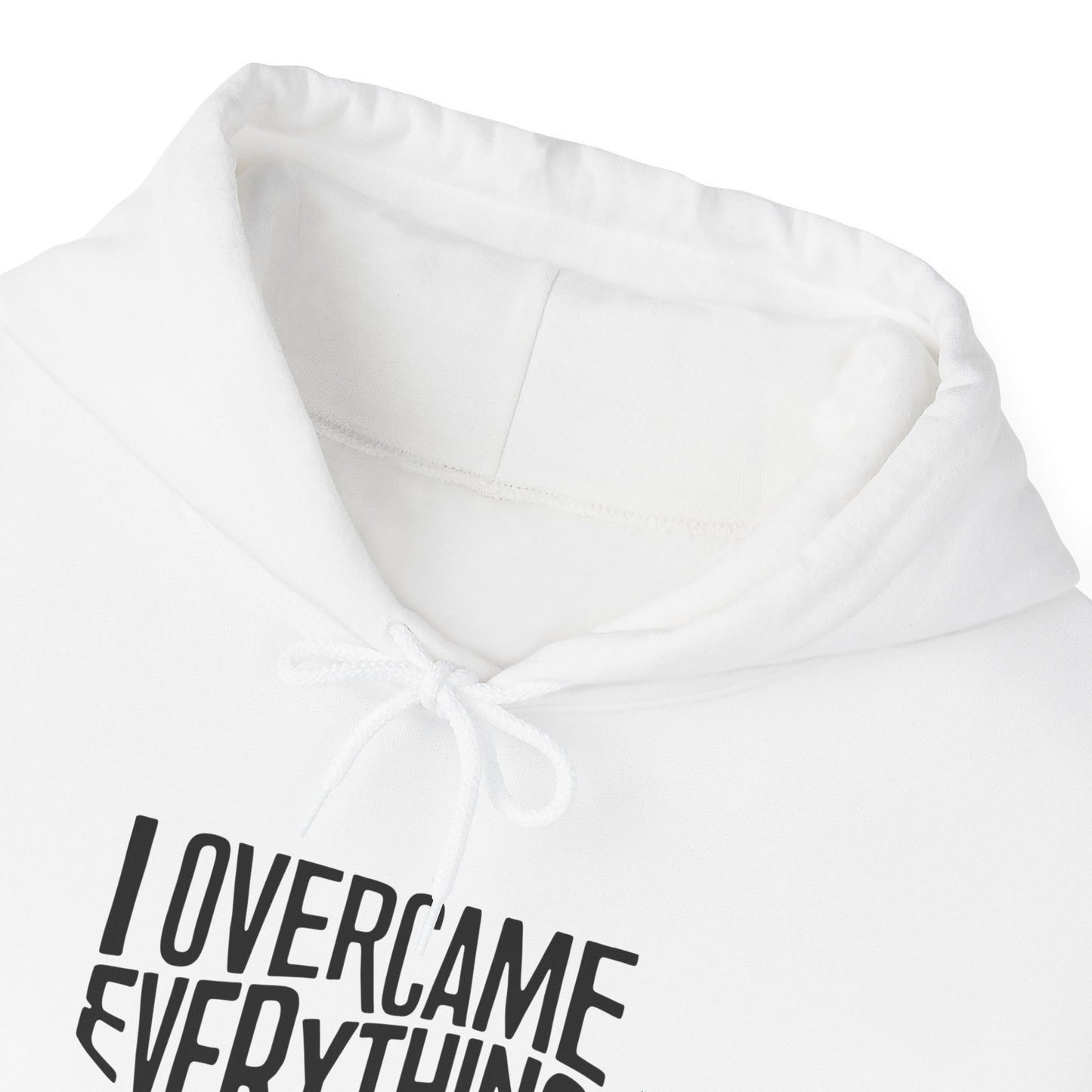 I Overcame Printed Unisex Heavy Blend™ Hooded Sweatshirt