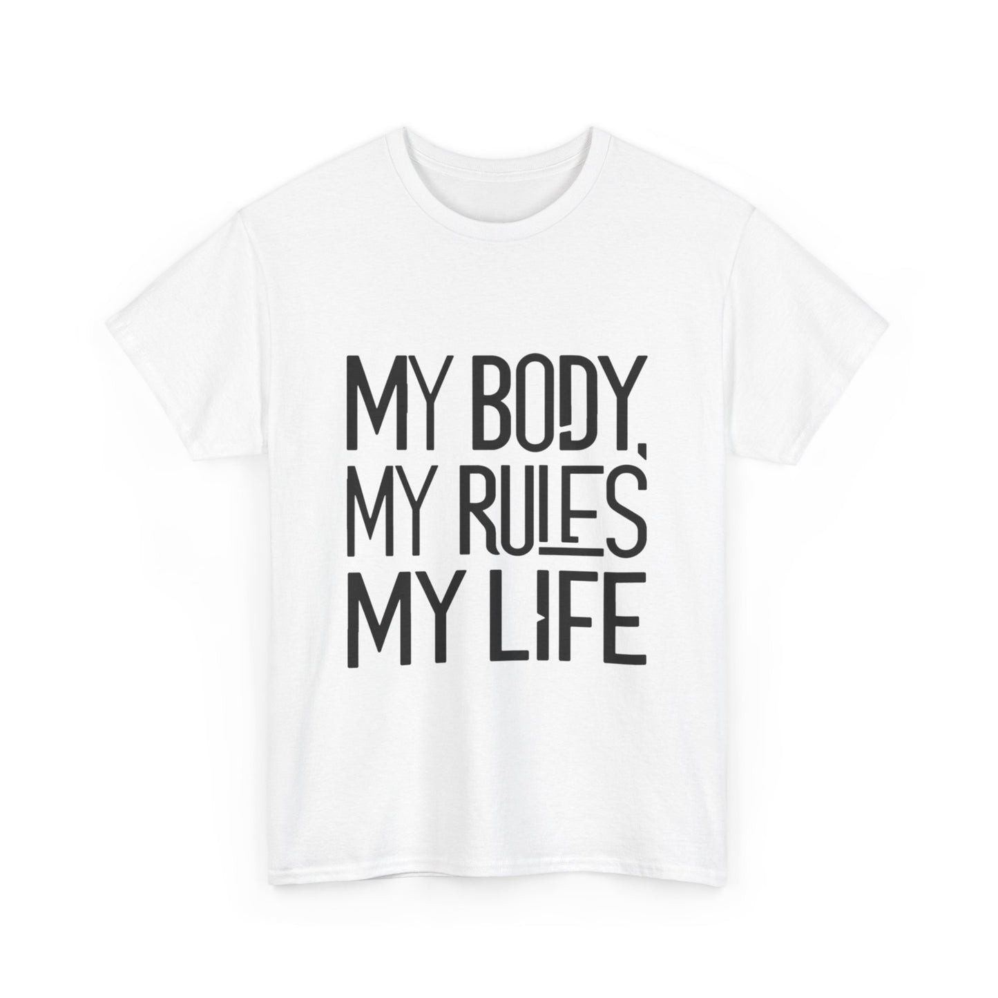 My Body, My Rules Women Heavy Cotton Tee