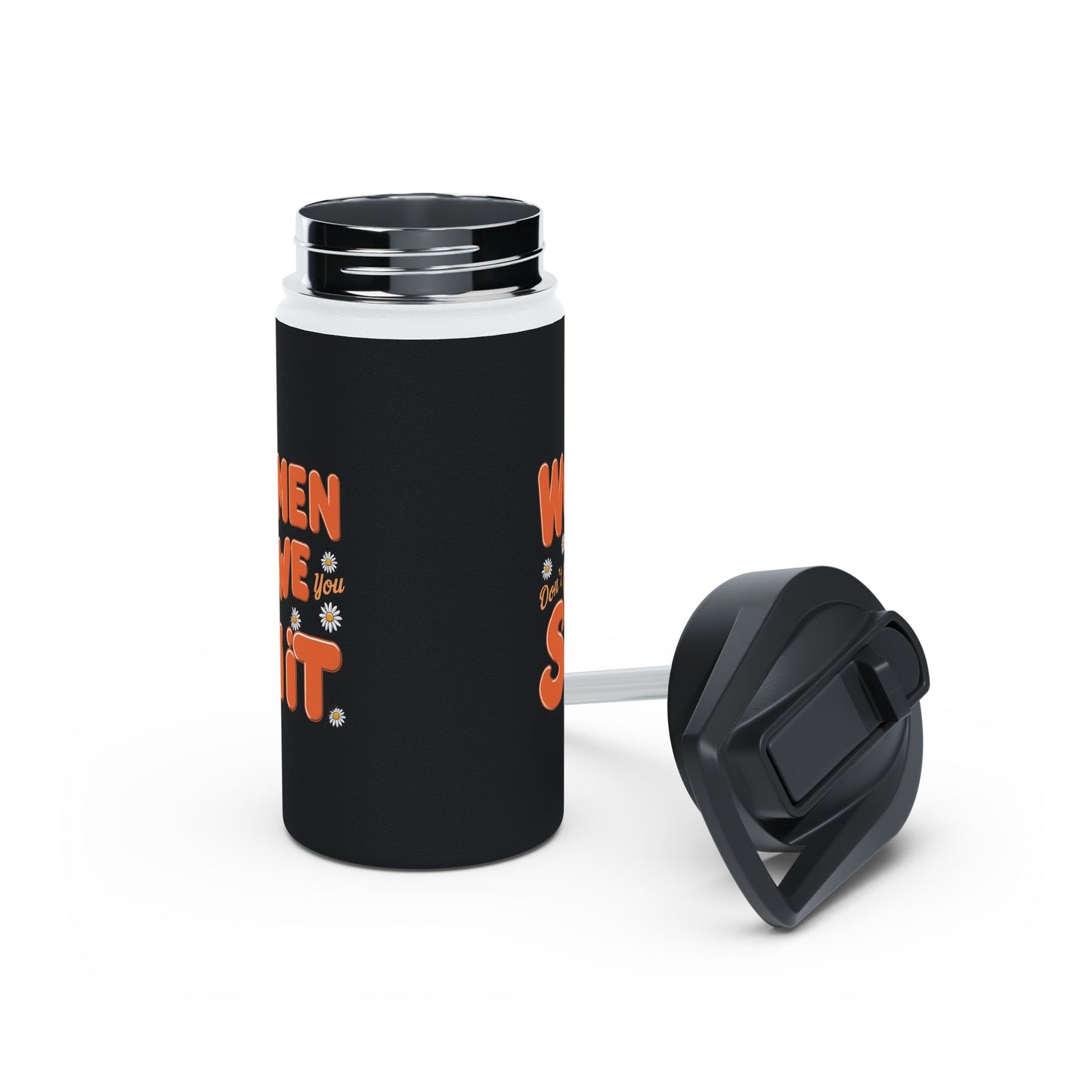 Women  Stainless Steel Water Bottle, Standard Lid