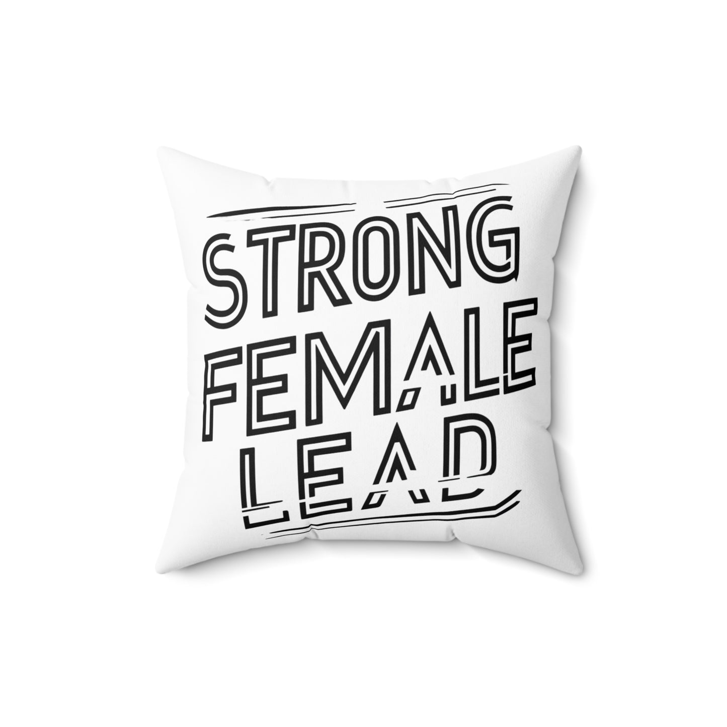 Strong Spun Polyester Square Pillow
