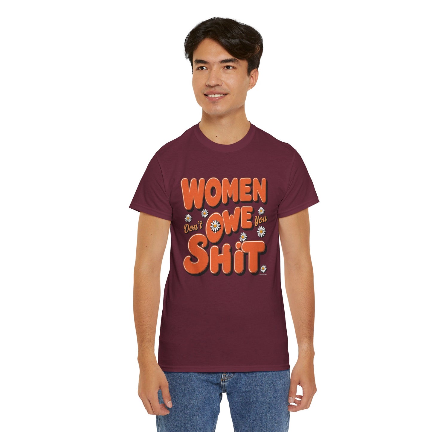 Women Don't Women Heavy Cotton Tee