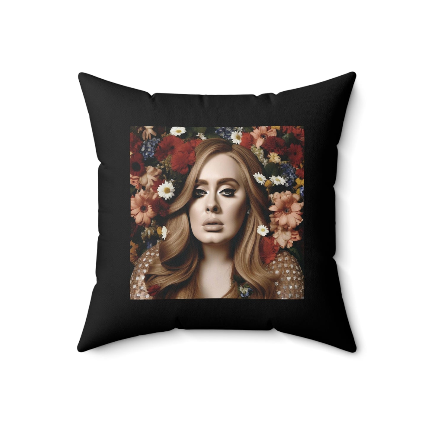 Women Spun Polyester Square Pillow
