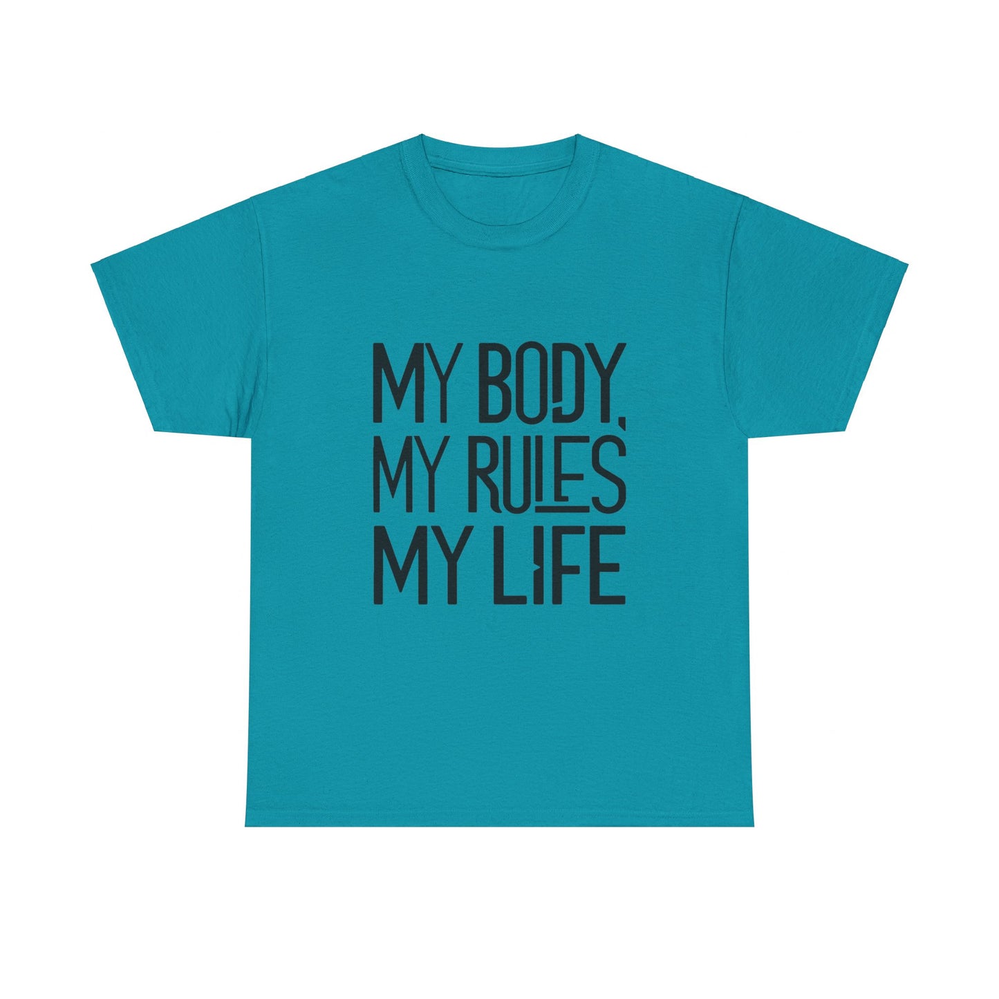 My Body, My Rules Women Heavy Cotton Tee
