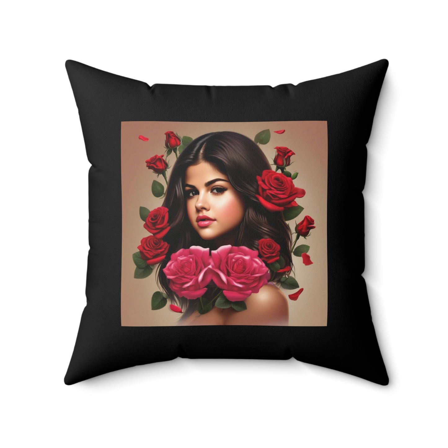 Women Spun Polyester Square Pillow