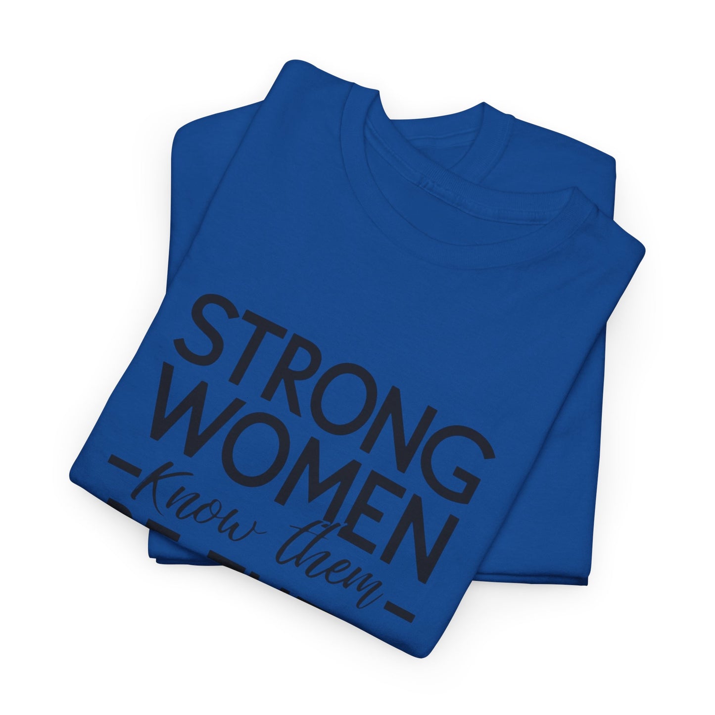 Strong Women Printed T Shirt with Hearts