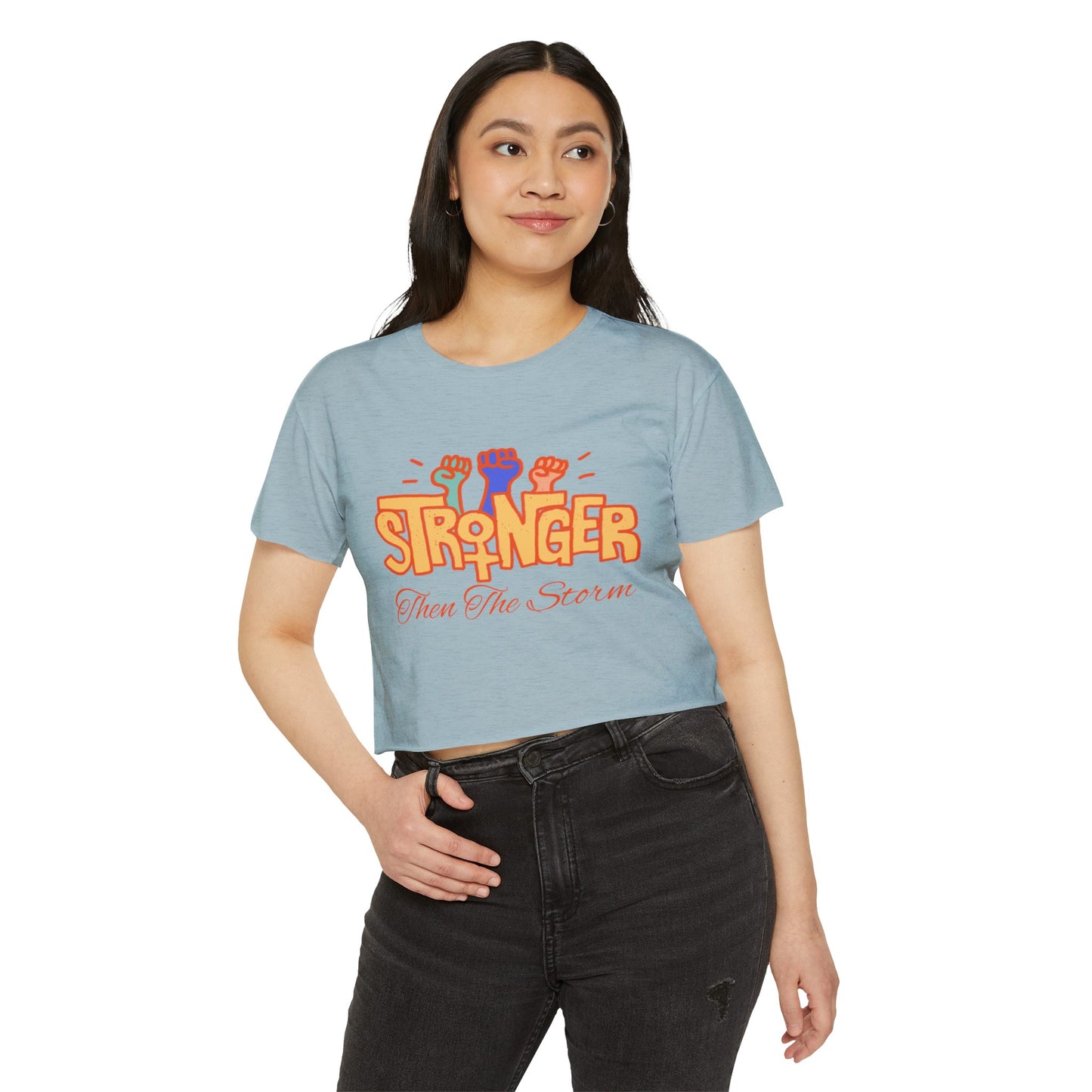 Stronger than women's Women's Festival Crop Top