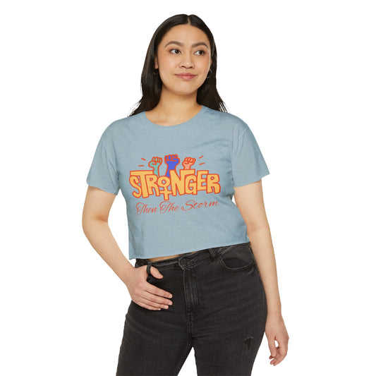 Stronger than women's Women's Festival Crop Top