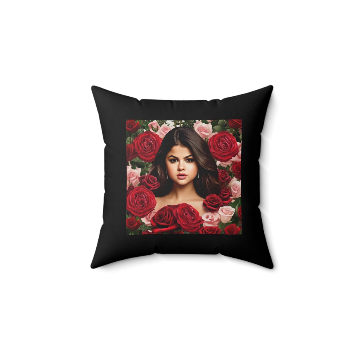 Women Spun Polyester Square Pillow