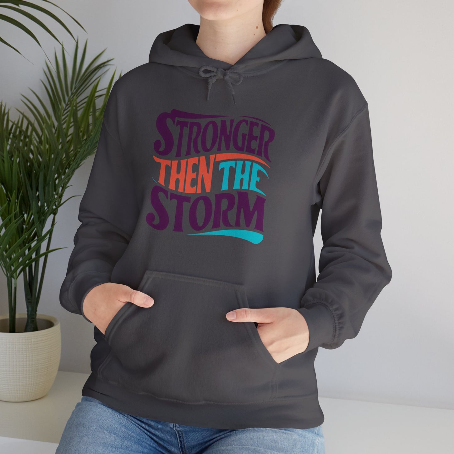 Stronger Than The Storm Unisex Heavy Blend™ Hooded Sweatshirt