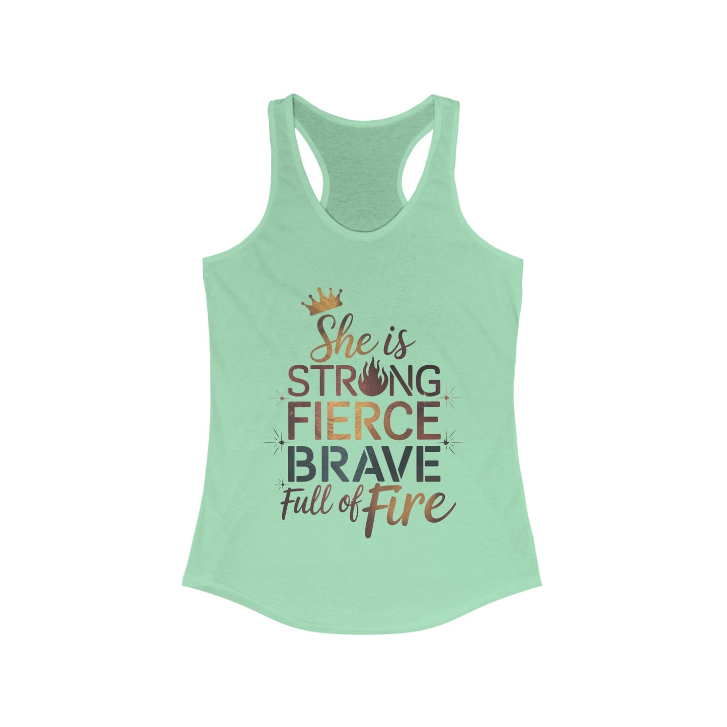 She is Women's Ideal Racerback Tank