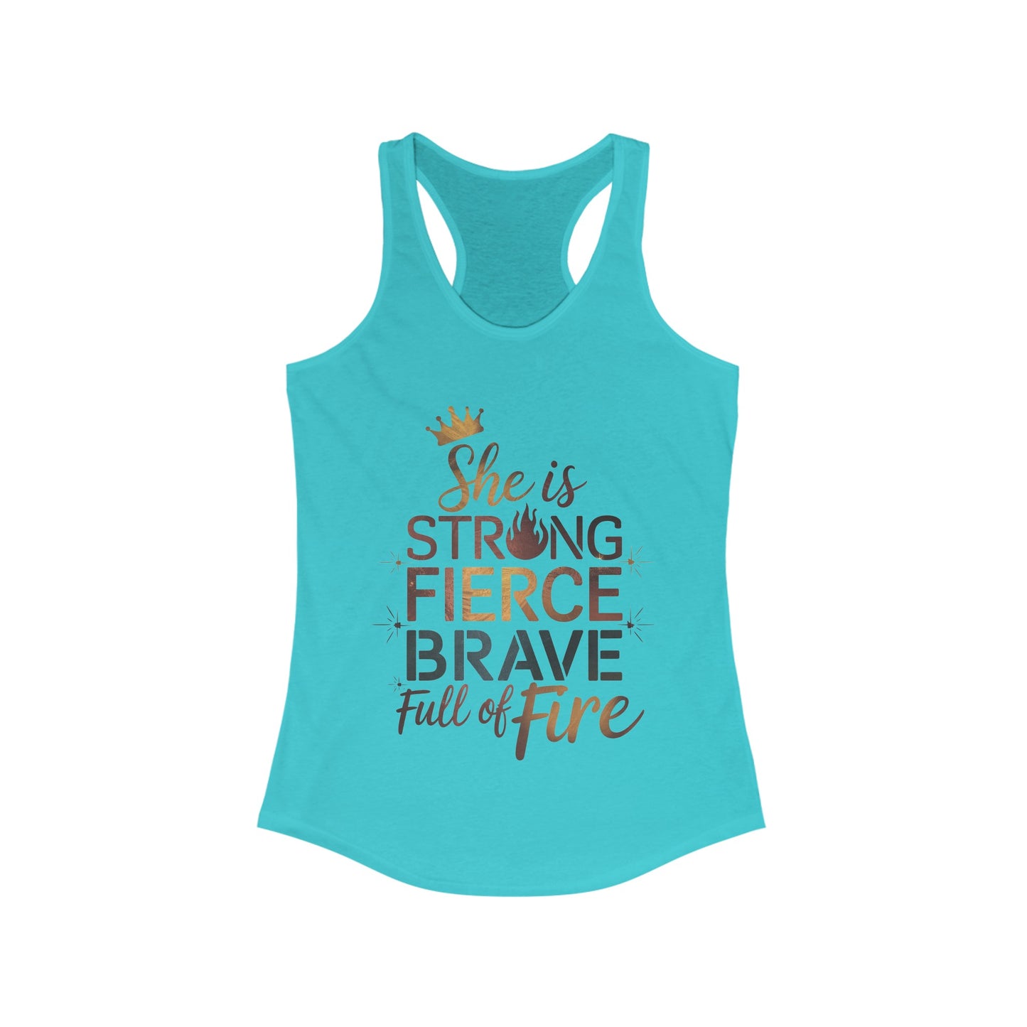 She is Women's Ideal Racerback Tank