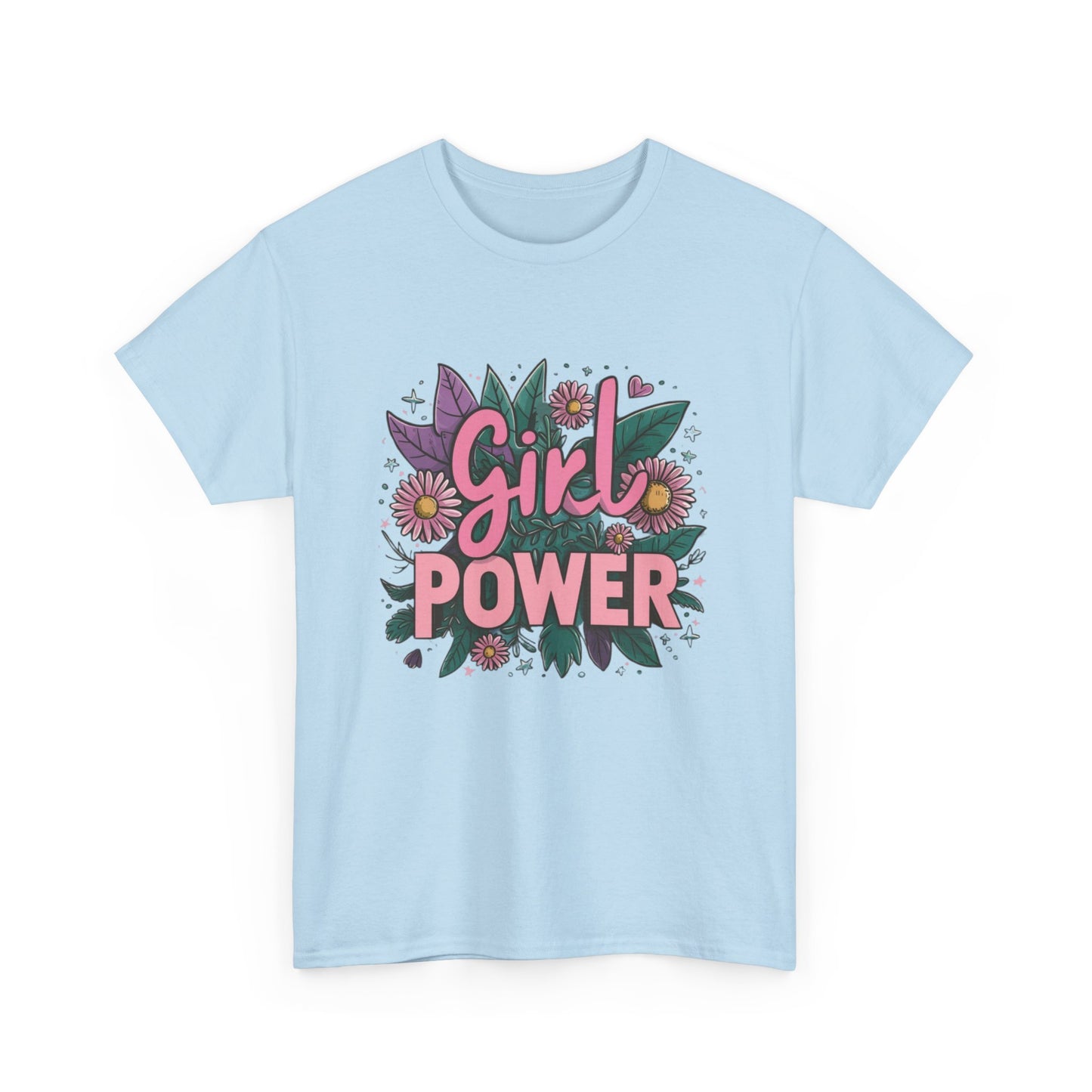 Girl Power Women Heavy Cotton Tee