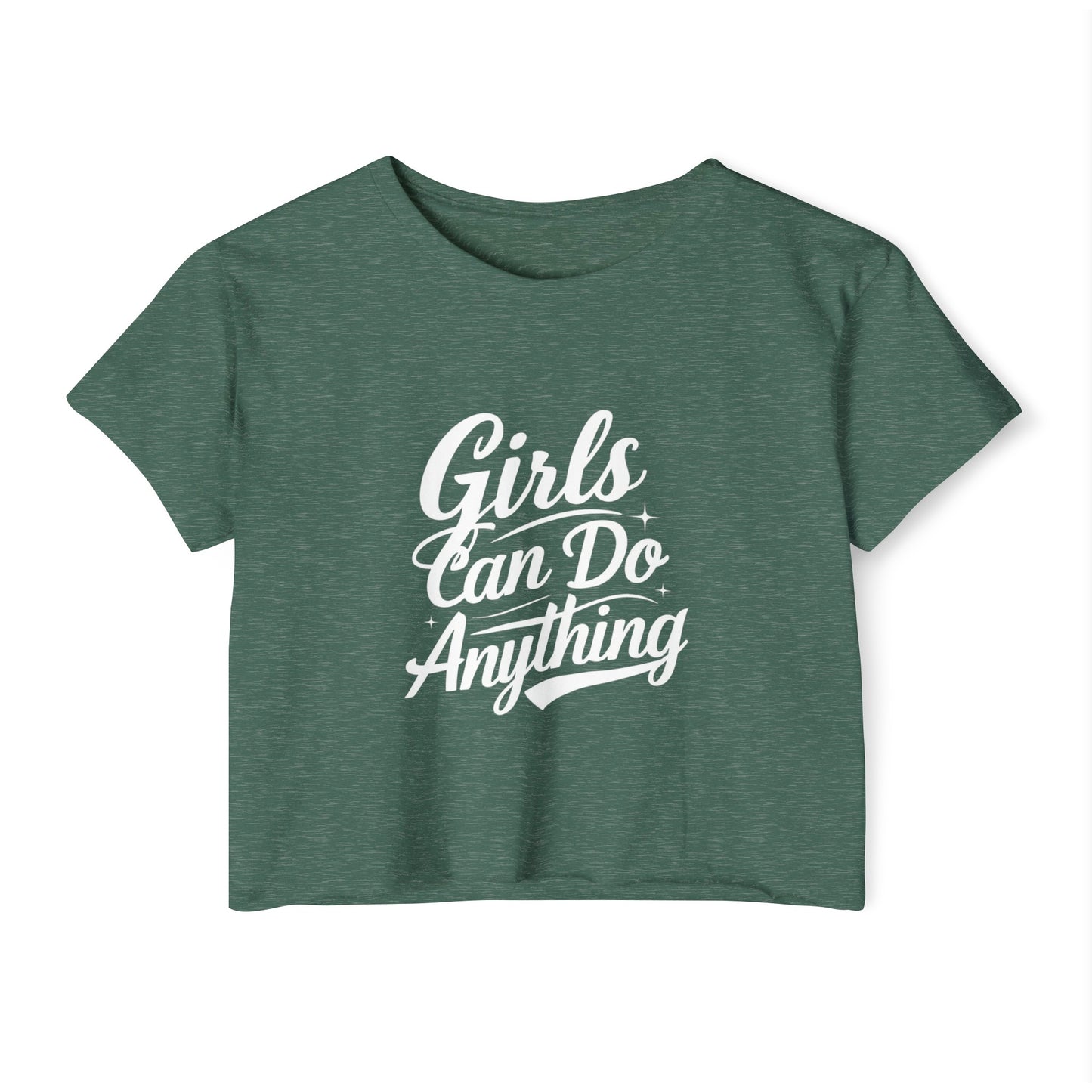 Girl's Can Do Annything Women's Festival Crop Top